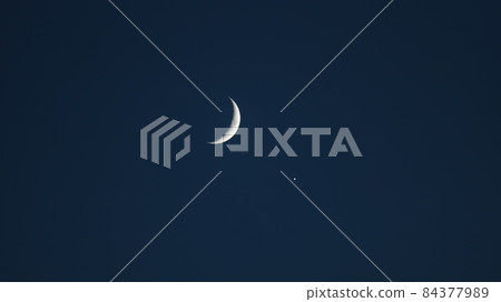 新月和金星 84377989