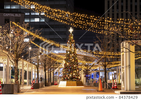 Saitama Shintoshin Cocoon City Illuminations East Exit Pedestrian Deck Christmas Tree Saitama Shintoshin Cocoon City Illuminations East Exit Pedestrian Deck Christmas Tree 84378429
