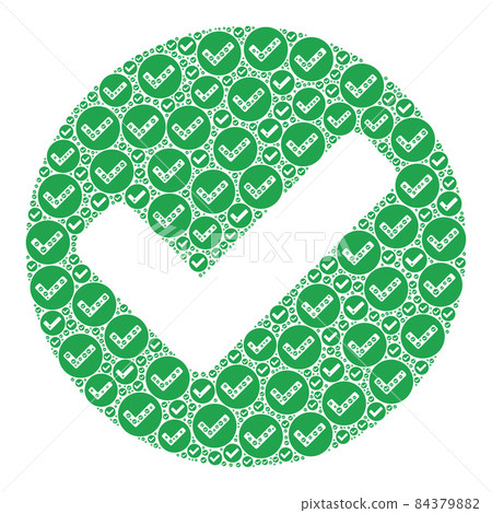 Yes Recursion Mosaic of Self Items - Stock Illustration [84379882] - PIXTA