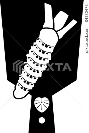 Wasabi and grated board silhouette icon 84380478