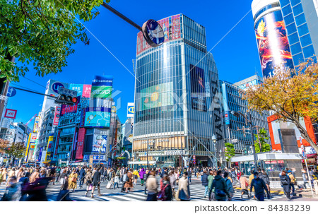 日本東京市容11月·“◎兩人在英國感染新冠突變體”的突發新聞......澀谷是威脅人物=28日 84383239