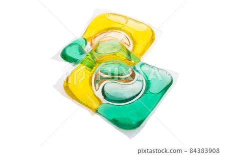 washing capsules isolated 84383908