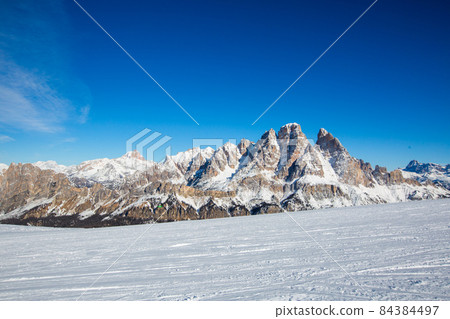 Dolomities winter mountains ski resort Dolomities winter mountains ski resort 84384497
