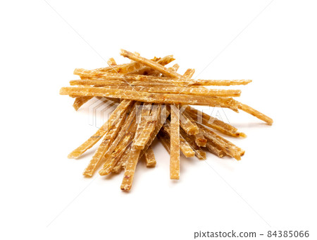 Dried Fish Isolated, Dry Salted Seafood Snack, Stockfish, Beer Snacks Dried Fish Isolated, Dry Salted Seafood Snack, Stockfish, Beer Snacks 84385066