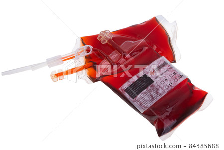 blood bag isolated blood bag isolated 84385688