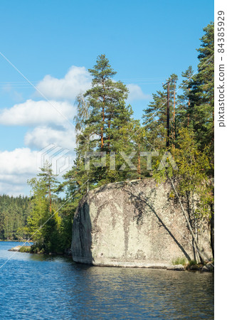 The Verla rock painting in Valkeala, Finland 84385929