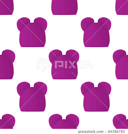 Illustration on theme pattern winter hats beanie Illustration on theme pattern winter hats beanie 84386785