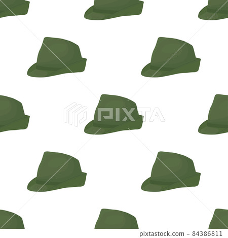 Illustration on theme colored pattern hats fedora Illustration on theme colored pattern hats fedora 84386811