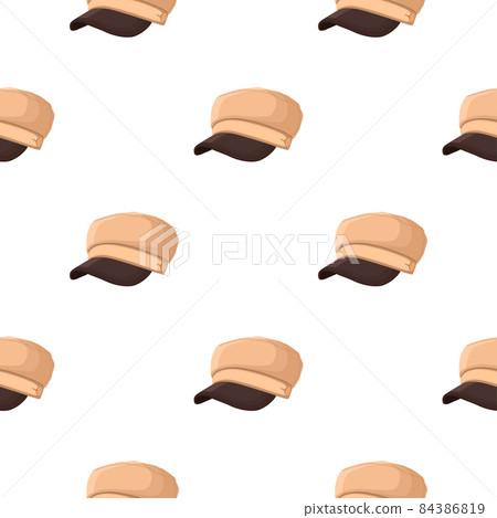 Illustration on theme colored pattern hats visor Illustration on theme colored pattern hats visor 84386819