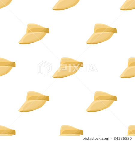 Illustration on theme colored pattern hats visor Illustration on theme colored pattern hats visor 84386820