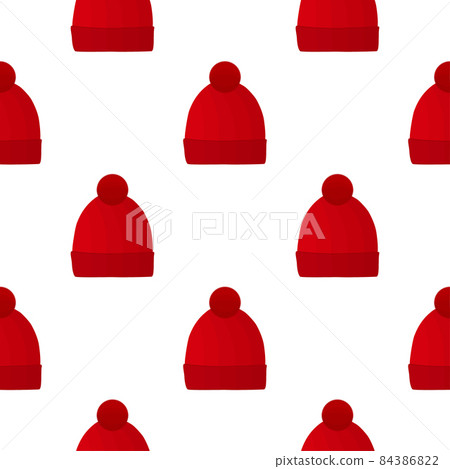 Illustration on theme pattern winter hats beanie 84386822