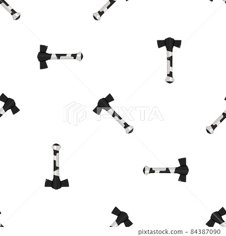 Illustration on theme pattern steel axes with wooden handle Illustration on theme pattern steel axes with wooden handle 84387090