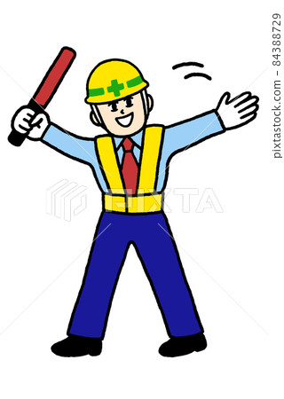 一名男子守衛現場 84388729