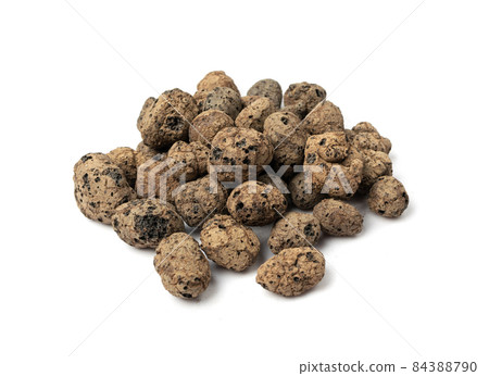 Expanded Clay or Exclay Isolated 84388790