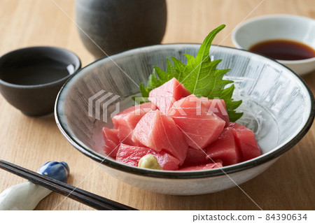 金槍魚生魚片 金槍魚生魚片 84390634