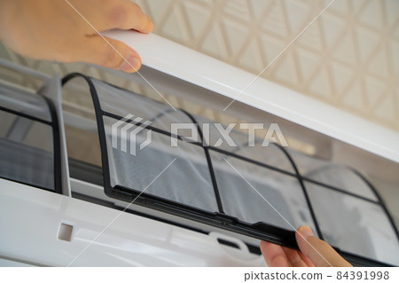 How to remove the air conditioner filter 84391998