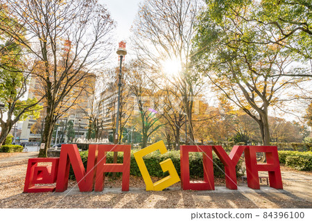 名古屋城@NAGOYA Monument Shiyakusho站近7號出口深秋 84396100