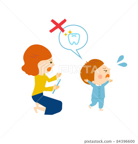 Child-rearing, toothpaste, children who dislike 84396600