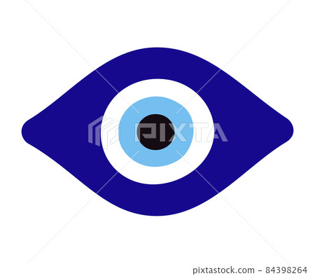 Blue Turkish amulet. Fatima eye. Glass nazar. Blue Turkish amulet. Fatima eye. Glass nazar. 84398264