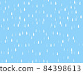 Flat rain pattern background [light blue] 84398613