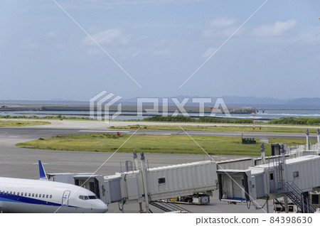 Okinawa Naha Airport located by the sea Okinawa Naha Airport located by the sea 84398630
