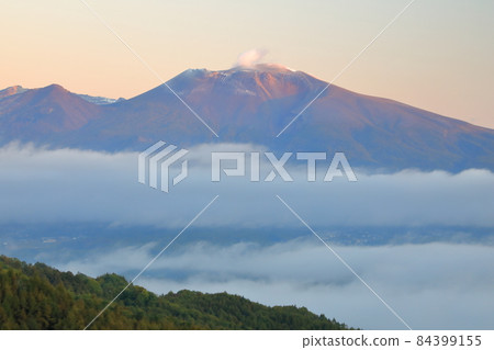 Mt. Asama mountainous snow 84399155