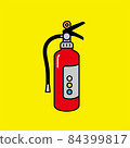 滅火器的例證 84399817