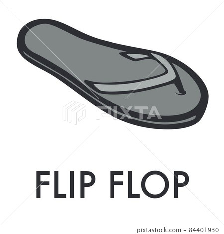Trendy shoes, rubber footwear with flat soles 84401930