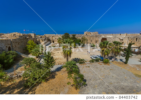 Old medieval fortress in Kyrenia (Girne) - Northern Cyprus Old medieval fortress in Kyrenia (Girne) - Northern Cyprus 84403742