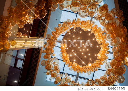 a lot of modern round lamps a lot of modern round lamps 84404395