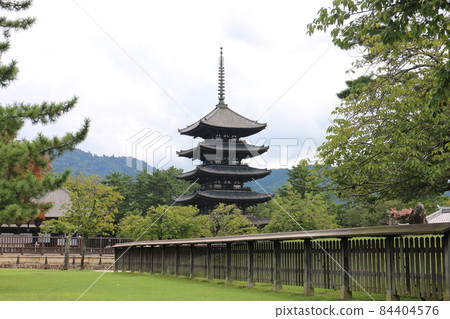 A magnificent cultural property of the ancient city of Nara 84404576