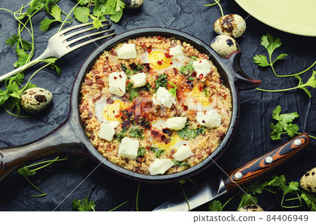 Israeli shakshuka, arabic cuisine Israeli shakshuka, arabic cuisine 84406949