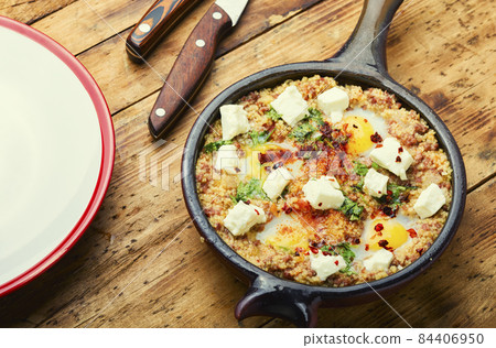 Israeli shakshuka,scrambled eggs Israeli shakshuka,scrambled eggs 84406950