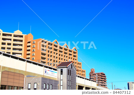 Scenery of Nisshin Station on the Meitetsu-Toyoda Line Scenery of Nisshin Station on the Meitetsu-Toyoda Line 84407312