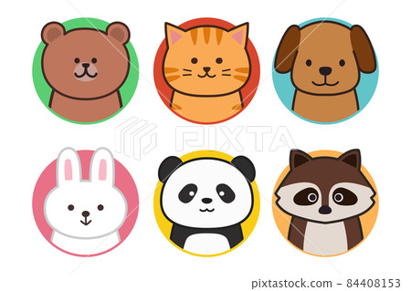 Animal illustration SNS profile icon 84408153