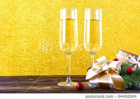 Christmas and New Year winter holiday season concept. 84408804