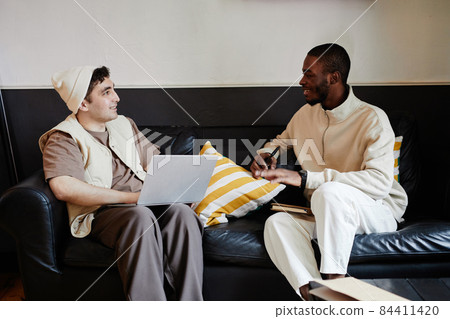 Friends preparing for exams together Friends preparing for exams together 84411420