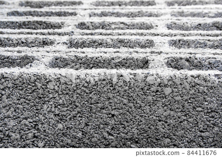 Texture of construction concrete blocks 84411676