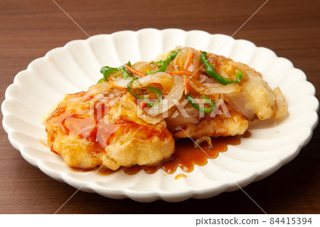 Ankake of white fish 84415394