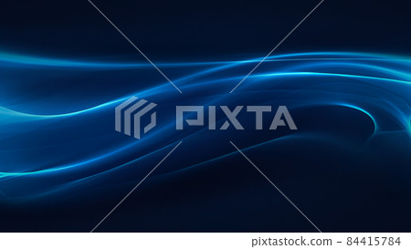 Shining Blue Wavy Lines Shining Blue Wavy Lines 84415784