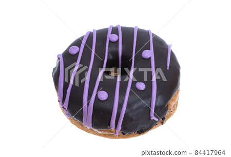 donuts in glaze isolated 84417964