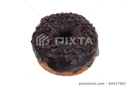 donuts in glaze isolated 84417967