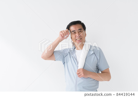 老年人運動服飲食 84419144