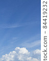 炎熱的夏天，藍天白雲 84419232