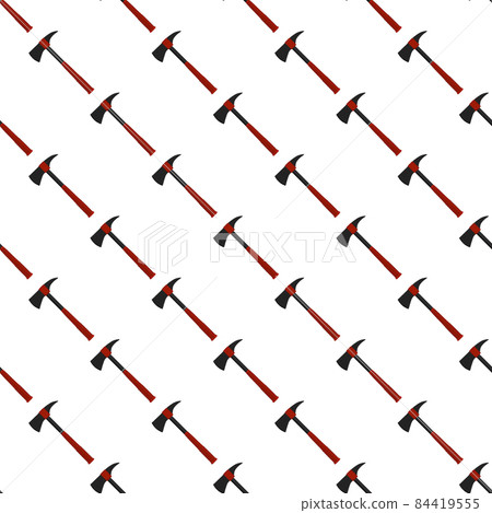 Illustration on theme pattern steel axes with wooden handle 84419555