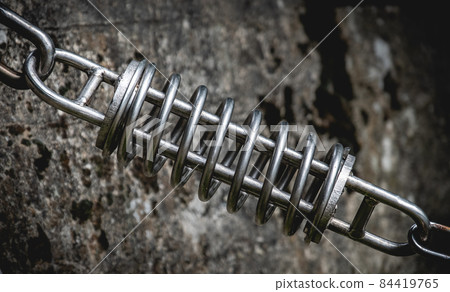 symbol of strength metal spring cooler to soften force impulse symbol of strength metal spring cooler to soften force impulse 84419765