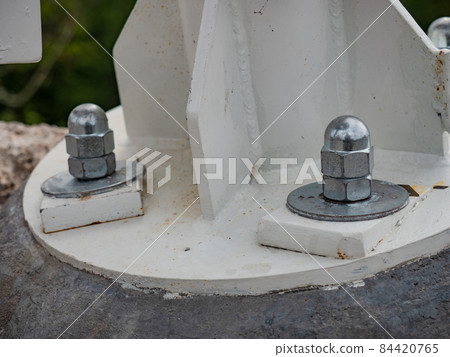 Natural granite with srew bolts, wachers and cuphead nuts Natural granite with srew bolts, wachers and cuphead nuts 84420765