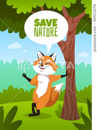 save nature animation clipart