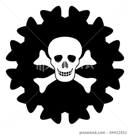 Vector Death Microbe Icon Illustration Vector Death Microbe Icon Illustration 84422852