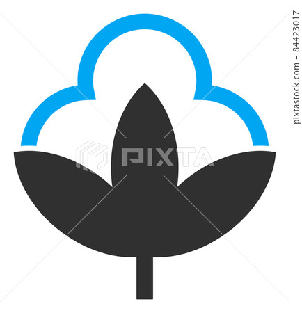 Vector Cotton Icon Illustration 84423017